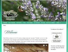 Tablet Screenshot of carriagevineyards.com